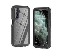 YZBYFON Coque étanche pour Samsung Galaxy A15 5G, IP68, étanche, certifiée, résistante aux chocs, à la poussière et à la neige, protection intégrale entièrement scellée (noir, A15 5G)