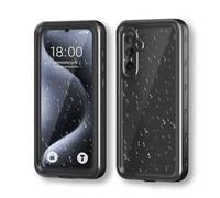 YZBYFON Coque étanche pour Samsung Galaxy A35 5G, IP68, étanche, certifiée, résistante aux chocs, à la poussière et à la neige, protection intégrale entièrement scellée (noir, A35)