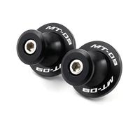 YZCSYBBF Bobines de Curseur de Bras oscillant Bobines De Bras Oscillant Curseurs Vis De Support CNC pour Moto M8 1 Paire pour MT09 FZ09 pour Tracer 9 2013-2022(Black)