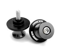 YZCSYBBF Bobines de Curseur de Bras oscillant Bobines De Bras Oscillant De Moto Curseurs Vis De Support Arrière M6 pour TRACER7 TRAACER9 700GT 900GT pour Tracer 7 9 GT(Titanium)
