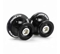 YZCSYBBF Bobines de Curseur de Bras oscillant Bobines De Bras Oscillant De Moto Vis De Support M6 Accessoires De Moto pour Tracer7 Tracer9 900 700 7 9 GT(Black)