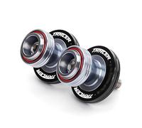 YZCSYBBF Bobines de Curseur de Bras oscillant Bobines de Bras oscillant en Aluminium CNC pour Moto Tracer7 Tracer9 pour Tracer 900 700 7 9 GT, vis de Support M6(Titanium Black)