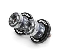 YZCSYBBF Bobines de Curseur de Bras oscillant Bobines de Bras oscillant en Aluminium CNC pour Moto Tracer7 Tracer9 pour Tracer 900 700 7 9 GT, vis de Support M6(Titanium)