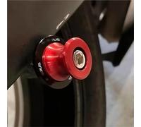 YZCSYBBF Bobines de Curseur de Bras oscillant pour Suzuki Gladius SFV 650 SFV650 2009-2015 8 mm CNC Aluminium Bras oscillant bobines Curseur Support vis Moto(Red2)