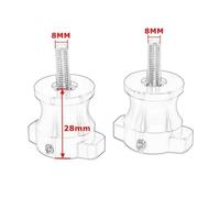 YZCSYBBF Bobines de Curseur de Bras oscillant Supports de Cadre CNC pour Moto vis de 8 mm curseurs bobines de Bras oscillant Curseur M8 pour Suzuki SV1000 SV1000S SV 1000 1000S(Titanium)