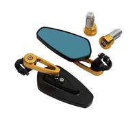 YZCSYBBF pour FB Mondial Flat Track 125 HPS 125 250 Hipster HPS 300 HPS 300 Poignées de Moto Rétroviseur latéral(Gold9)