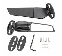 YZCSYBBF Rétroviseurs Moto 2 Pièces Aileron Vent Aile Réglable Côté YZF R1 R6 R3 R7 / CBR300 CBR600 pour Kawasaki pour Ninja ZX6R
