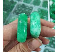 YZDKJ Amoureux Naturel Hommes Brand Vert Jade Bague Emeraude Jade Jade Anneaux Jade Sculpté Main Sculpté Modèle Jade Bague Bijoux Un (Ring Size : 11)