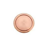 YZDKR Couvercle de poubelle à rabat en acier inoxydable encastré et intégré for comptoir de cuisine pour plan de travail de cuisine(Round-Rose Gold 20CM)