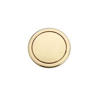 YZDKR Couvercle de poubelle à rabat rond en acier inoxydable encastré et intégré for comptoir de cuisine pour plan de travail de cuisine(Gold)