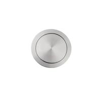 YZDKR Couvercle de poubelle à rabat rond en acier inoxydable encastré et intégré for comptoir de cuisine pour plan de travail de cuisine(Silver)