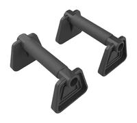 YZDKR Lot de 2 Barres de Pompes parallèles antidérapantes et Robustes for Exercices au Sol pour Le Fitness, la Gymnastique, l'aérobic(Black)