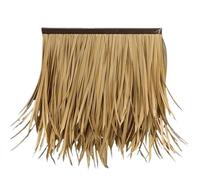 YZDKR Paille Artificielle Fausse Plante d'herbe simulée pavillon de chaume Naturel Panneau Toit extérieur Couvre décor Jardin Maison pour Jardin et terrasse(18)