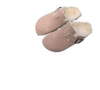 YZDKR Pantoufles d'intérieur décontractées for femmes, pantoufles d'hiver chaudes en polaire for, basses for, confortables for pour les femmes(Pink,37)