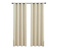 YZDKR Rideaux d'extérieur imperméables for Jardin, Rideau occultant for terrasse, Porche, pergola, Couverte, Gazebo pour terrasse, Gazebo(Beige,1PCS_140CMX244CM)
