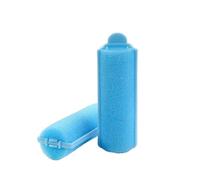 YZDKR Rouleaux à Cheveux Bigoudis en Mousse éponge Magique Douce, 10 pièces, Kit d'outils de Coiffure for Femmes, bigoudis sans Chaleur, ne blesse Pas Les Cheveux(Blue,2.5x7CM)