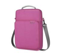 YZDKR Sacoche pour ordinateur portable Housse de sac à main for ordinateur portable 11 12 13 pouces, étanche for et tablette, étui multi-poches(Rose Red,35X25X5 CM)