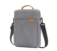 YZDKR Sacoche pour ordinateur portable Housse de sac à main for ordinateur portable 11 12 13 pouces, étanche for et tablette, étui multi-poches(Light Gray,35X25X5 CM)