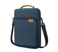 YZDKR Sacoche pour ordinateur portable Housse de sac à main for ordinateur portable 11 12 13 pouces, étanche for et tablette, étui multi-poches(Blue,35X25X5 CM)