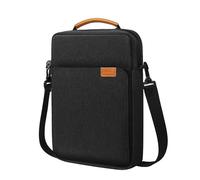 YZDKR Sacoche pour ordinateur portable Housse de sac à main for ordinateur portable 11 12 13 pouces, étanche for et tablette, étui multi-poches(Black,30X24X5 CM)