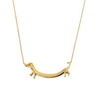 Yzdysg Adorable collier avec pendentif en forme de chien Wiener - Chaîne élégante - Chaîne de clavicule pour les personnes à la pointe de la mode