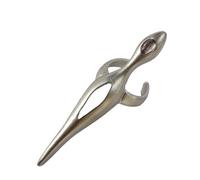 Yzdysg Bagues gothiques punk foncées réglables en alliage pour les amateurs de sous-cultures et les événements de cosplay, 6cm, Métal
