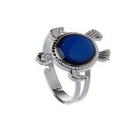 Yzdysg Changement de couleur - Taille réglable - Température chic - Humeur colorée - Pour filles et garçons - Bracelet en argent personnalisé pour femme