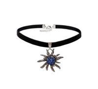 Yzdysg Collier avec pendentif en forme d'edelweiss en strass pour femme, bijou fantaisie avec pendentif en forme de fleur, pour fête de la bière allemande, chaîne clavicule