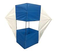 Yzdysg Grand cerf-volant en forme de boîte en forme de cube souple résistant aux déchirures pour sports de plein air facile à voler stéréo énorme boîte cube