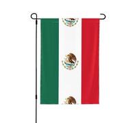 YzgWjBhd Drapeau de maison du Mexique vertical double face, de qualité supérieure, grand drapeau de maison, décoration saisonnière, 31,8 x 45,7 cm