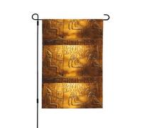YzgWjBhd Drapeau de maison hiéroglyphes de l'Égypte vertical double face, de qualité supérieure, grand drapeau de maison, décoration saisonnière, 71,1 x 101,6 cm