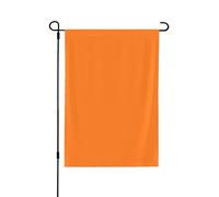 YzgWjBhd Drapeau de maison vertical double face orange brûlé de qualité supérieure pour printemps été grand drapeau de maison décoration saisonnière 71,1 x 101,6 cm