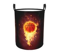YzgWjBhd Fired Up Panier à linge pliable en tissu Oxford avec seau de rangement, sac fourre-tout amusant pour la maison, la voiture et organiseur multi-usage