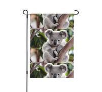 YzgWjBhd Joli drapeau de maison koala vertical double face, de qualité supérieure, grand drapeau de maison, décoration saisonnière, 71,1 x 101,6 cm