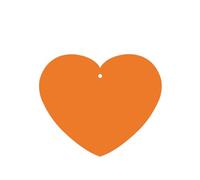 YzgWjBhd Lot de 6 cartes désodorisantes pour voiture - Imprimé orange brûlé - À suspendre - Papier désodorisant amusant pour voiture