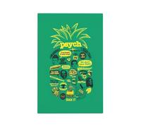 YzgWjBhd Plaques murales pour prises électriques, citation imprimée ananas psychique, couvertures incassables en polycarbonate, dimensions 7,7 x 12,7 x 0,5 cm