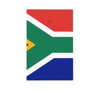 YzgWjBhd Plaques murales pour prises électriques - Drapeau de l'Afrique du Sud - Couvertures incassables en polycarbonate - Dimensions (L x H x l) : 7,7 x 12,7 x 0,5 cm