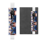 YzgWjBhd Porte-stylo avec bande élastique réglable, joli drapeau américain américain aigle art porte-stylo pour carnet, journal, pochette à stylo imprimée, pinces à crayons pour cadeau