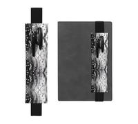 YzgWjBhd Porte-stylo réglable avec bande élastique, joli porte-stylo musical pour carnet de notes, journal intime, sac à crayons imprimé, pinces à crayons comme cadeau