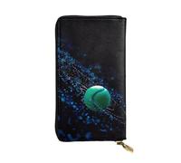 YzgWjBhd Portefeuille imprimé pour femme, grand portefeuille pour cartes de crédit, joli sac à main multi-poches, noir, taille unique