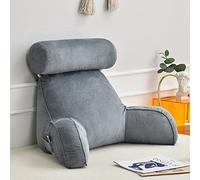 YZHY Coussin de Lecture,Oreiller Cervical Dossier de Soutien Lombaire,Coussin Cale Dos avec accoudoir,est Idéal pour Soutenir Le Dos Lorsque Vous Détendez,Lisez ou Regardez la Télévision