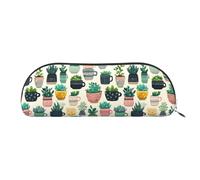 YZHYWJFF Sac de rangement semi-circulaire en cuir imprimé dessin animé, convient pour l'école, le travail et les voyages d'affaires, Argenté., One Size, Trousse de toilette