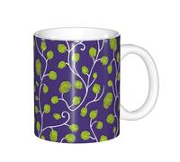 YZHYWJFF Tasse à thé en céramique avec poignée, motif vigne de dessin animé, coffret cadeau