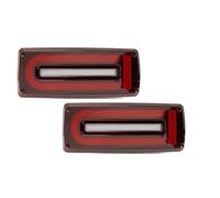 YZITSRQ Pour M&ercedes Pour B&enz Pour W463 Classe G G500 G550 G55 G63 AMG 1990-2018 Feux Arrière De Voiture Feu De Freinage De Conduite Feu De Recul Clignotant Ensemble De Feu Arrière(Red Lens)