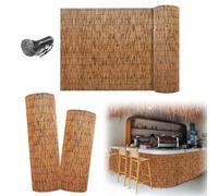 YZJTSXQHY Clôture en Bambou pour Balcon, Canisse en Bambou Brise-Vue Occultant Hauteur 30-180cm, Rouleaux de Clôture en Roseau Respirant pour Extérieure Terrasse Longueur 80-1500cm