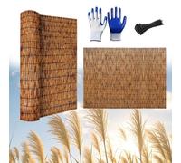 YZJTSXQHY Clôture en Bambou, Rouleaux de Canisse en Roseau Imperméable Hauteur 30/40/50/60/70/80/90/110/120/140/150/170/180cm, Clôture du Jardin Brise Vue Protection Soleil pour Terrasse Piscine