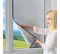 YZJTSXQHY Film Alu Isolant Film de Fenêtre Protection Solaire Anti-UV, Panneau Anti Regard Occultant, Réfléchissant D'isolation Non Adhésif pour L'été