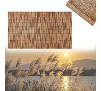 YZJTSXQHY Rouleau de Clôture en Roseau, Canisse en Bambou Brise Vue Protection Soleil, Clôture Bambou Imperméable pour Jardin Terrasse Balcon Hauteur 30 45 65 85 100 120 155 175 180 cm