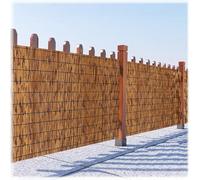 YZJTSXQHY Rouleaux de Clôture en Bambou, Canisse en Roseau Naturelle Tissée Hauteur 30 45 50 65 75 80 90 100 115 120 130 140 150 160 175 180cm, Panneau de Clôture en Bambou pour Jardin Cour