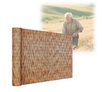 YZJTSXQHY Rouleaux de Clôtures en Bambou, Canisse en Roseau Naturel pour Extérieure pergola Terrasse, Canisse Bambou filtrage de la lumièr 30/60/70/90/110/150/180cm Hauteur, avec Serre-câbles